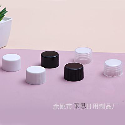 China Non Spill 28mm Manufacturers Set PP Plastic Cap Round Screw Cap Plastic Detergent Lotion Spray Cap for sale