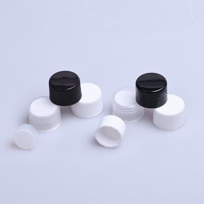 China Non Spill Universal Pure Dew Milk Water Capsule 20mm Sample Cap ABS/PP Cosmetic Screw Cap Screw Cap for sale