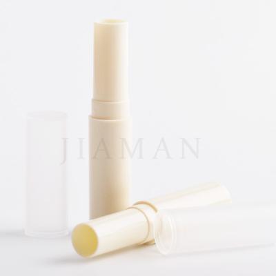 China Non Pink Various Colors Mouse Hat Puddle Cartoon Lip Balm Slant Mouth Plastic Cute Empty Tube Thin Single Lip Shaped Container Balm for sale