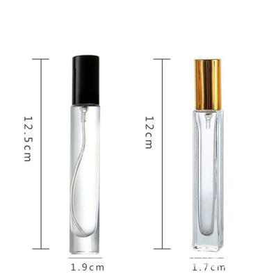 China Lead Free Empty Perfume Spray Bottles 1/3 Ounce Glass Bottle Mini Fine Mist Travel 10ml Perfume Atomizer for sale