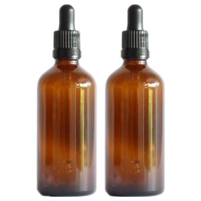 China Large 3.5 oz Lead Free Amber Essential Oil Empty Glass Gel Bottles Large Essential Oil Bottles for sale