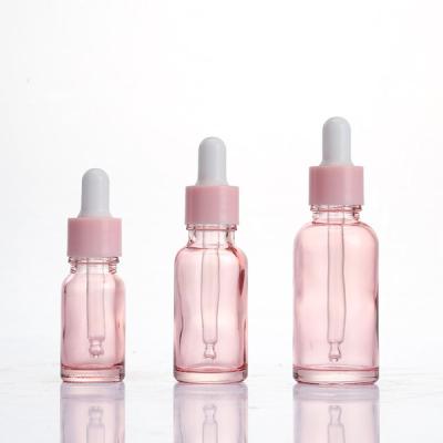 China Wholesale doTERRA Brand Lead Free Custom Cosmetic Packaging Pink Tea Tree Aroma Essential Oil Glass Bottles for sale