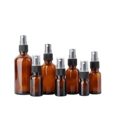 China High Quality Lead Free Essential Oil Bottles 3.5 Ounce Amber Essential Oil Glass Bottles With Spray For Cosmetic for sale