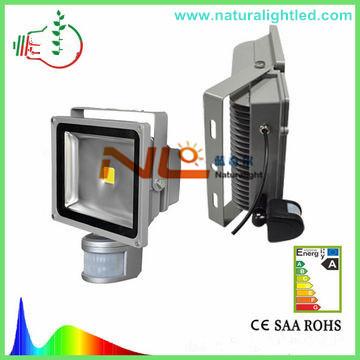 China good quality PIR 50W flood light with sensor CE ROHS for sale