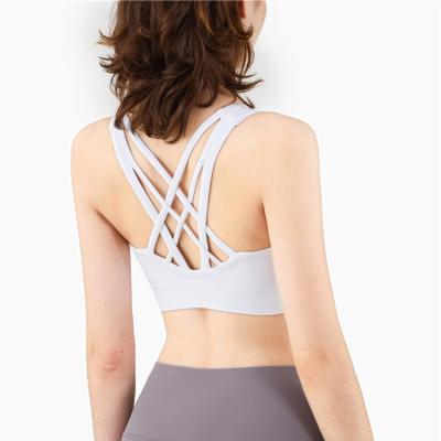 China Beautiful Breathable Six-band Back Shockproof Gathered High Strength Fitness Underwear for sale