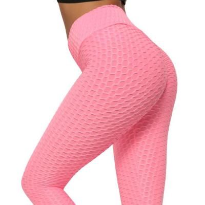 China Hot Selling Breathable Exercise Fitness Wear Leggings Butt Lifting Active Women's High Waist Yoga Pants for sale