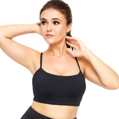 China Women Gym Breathable Wholesale Crop Workout Top Fitness Plus Size Yoga Sports Bra for sale