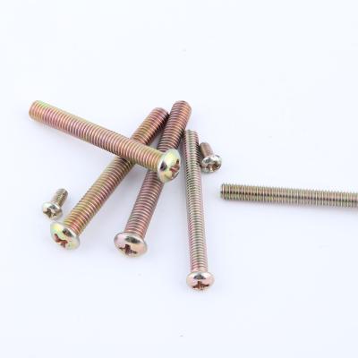 China Steel Pan Machine Screw 2BA 4BA M3.5 Head Cross Screw for sale