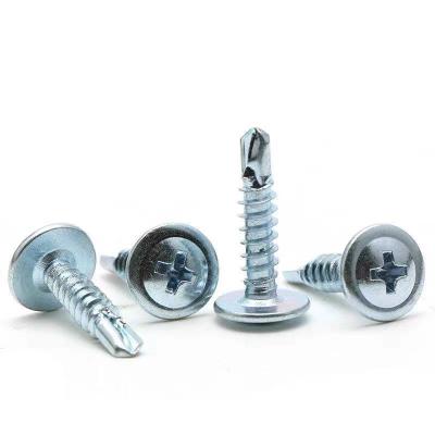 China Din7504 Round Head Round Washer Self Drilling Screw for sale