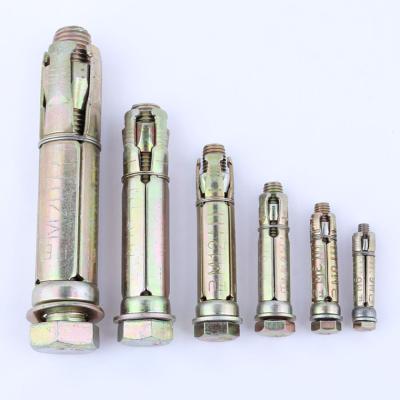 China Building Construction 4 Piece Bolt Heavy Duty 4 PCS Anchor Shield Fix Bolt Full Set for sale