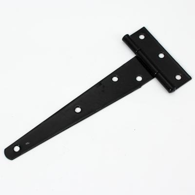 China Traditional T-Strap Door Hangar Hinge Heavy Duty Strap Hinge Tee Barn Shed Door Hinges Rustproof Iron for sale