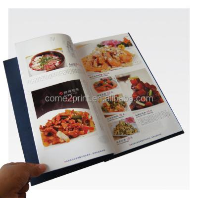 China Family Recipe Spiral Binding Cook Menu Cover Recipes Brochure Book Printing High Resolution for sale