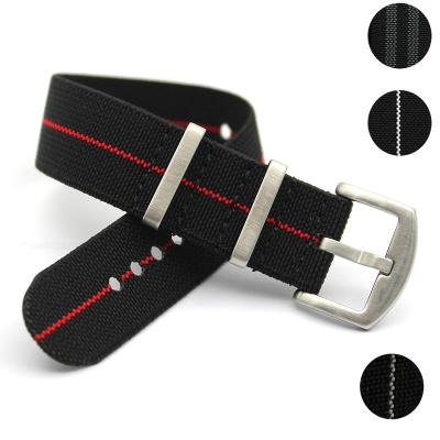 China NATO / Zulu / MN Red Black Resistant Bond Group of Ten Watch 20mm Strap Dive Watch Nato Strap 22mm Military for sale