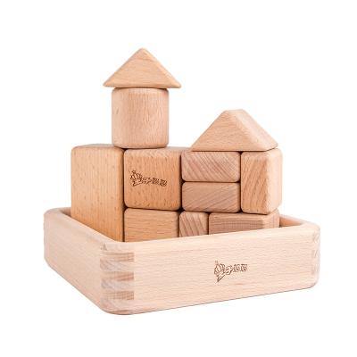 China Good quality building block particle building block children's early education large first easy to grasp educational wooden toys for sale