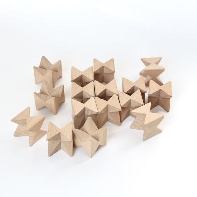 China 2021 New Baby Fun Butterfly Stacked Blocks Manufacturer-Supplier Educational Wooden Blocks Stacking Toy for sale