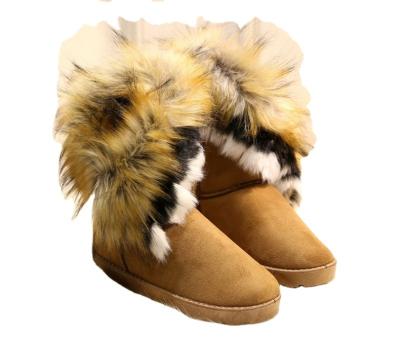 China Fashion Trend High Quality Women's Wholesale Women's Ankle Winter Fur Warm Snow Boots for sale