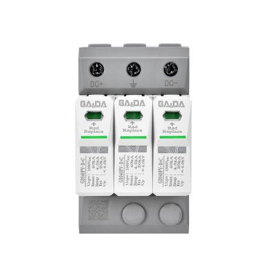 China Made in China 10kA-20kA 385V DC SPD G2040PV-B+C-4.5-1000-3P Surge Protection Device for sale