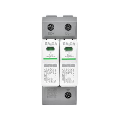 China 2P SPD 600V DC Surge Protector DC Surge Arrester DC Surge Sunscreen G2040PV-B+C-7-1000-2P for sale