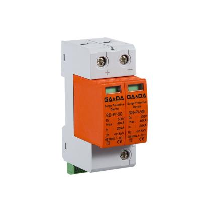 China 80 gL GADA 500VDC surge protection device type A II 2P for solar system with TUV CE certificate for sale