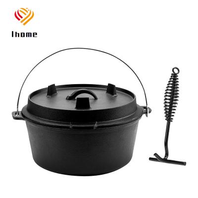 China Outdoor Cooking Tool Ihome Outdoor Camping Pot To Increase Portable Camping Pot Cooking Pot Pan Mini Cookware Tool Stove Set for sale