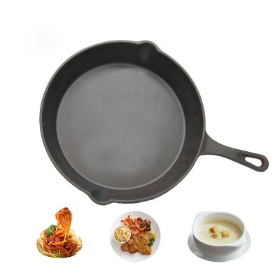 China Various Hot Sale Minimalist Home Kitchen Nonstick Frying Pan Cast Iron Pan for sale