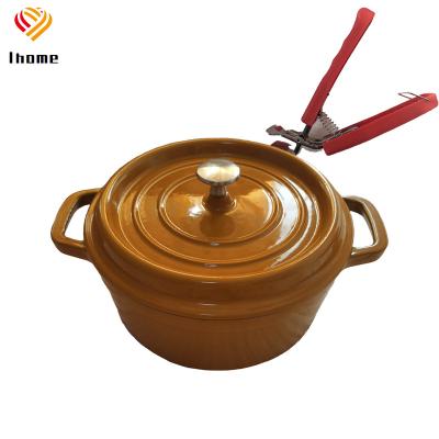 China Good Quality Factory Directly Sustainable Cast Iron Pots And Pans Set Enameled for sale