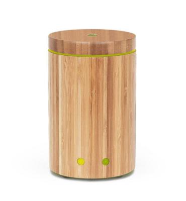 China Real Grain Hotel Essential Oil Mist Decorative Electric Ultrasonic Bamboo Wooden Aroma Diffuser for sale