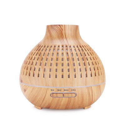 China Home Oil Diffuser 400ml Basket Diffuser Customized Household Private Label With 7 Color Led Change for sale