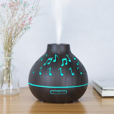 China Remote Control Aromatherapy Diffuser Essential Oil Hotel Factory Humidifier Musical Note Ultrasonic Diffuser for sale