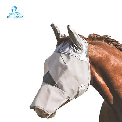 China Durable Warm Face Fly Equestrian Horse Equipment Winter Horse Fly Veil for sale