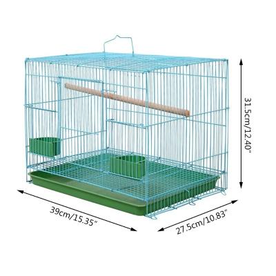 China Viable Tied Deluxe Parrot Group Cage Villa Breeding Cage Tiger Skin Peony 1801 for sale