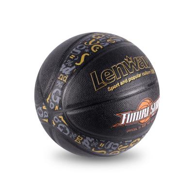 China New design: 9panels Lenwave 4/5/6/7/9 Official OEM basketball ball pvc/pu/microfiber 9panels new size basketball training/game with rubber bladder for sale