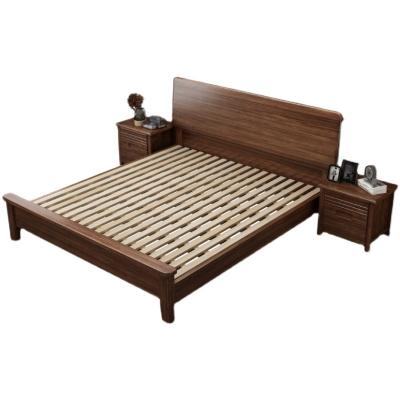 China Durable Multifunctional Solid Queen Traditional Style Bed Storage Bed Wood Frame for sale