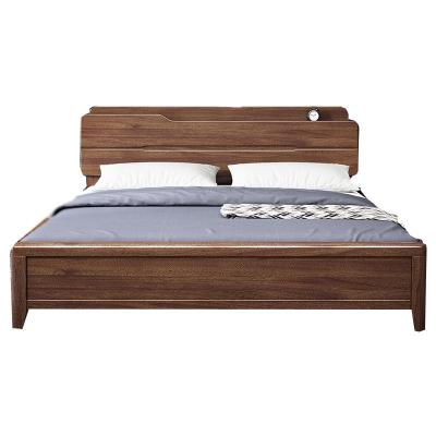 China Durable Modern Bedroom Furniture Multifunctional Wooden Large Storage Bed for sale