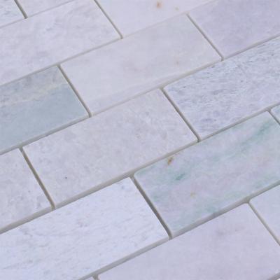 China Modern Green Jade Marble Parquet China mosaicos Underground Tiles Mosaic Slabs for sale