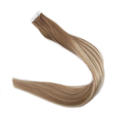 China Natural Cheap Double Sided Wave Hair Bundles Tape Hair Extensions In Stock Mega Hair Tape for sale