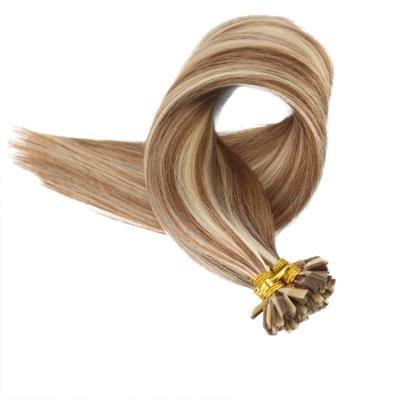 China Yamei Silky Straight Hair Double Wave Prebonded Keratin U Tip Pulled Hair / Flat Tip Extensions for sale