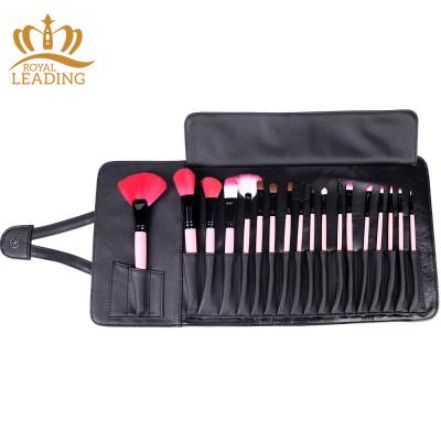 China Wholesale18 Fashion Bags Synthetic Leather Make Up Brush Kit Makeup Brush Bag for sale