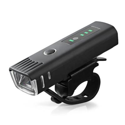 China Plastic Bike Bicycle Led Front Head Light With USB Rechargeable for sale