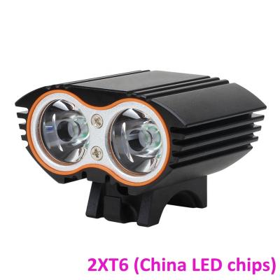 China 6063 Aviation Aluminum Light 1000 Lumen T6 XM-T6 x2 Mountain Bike Bicycle Accessories for sale