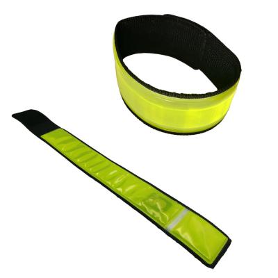 China Water Proof EN13356 Custom Safety Night Running Sports Glow Recycling Arm Led Flashing Light Wristband Band for sale