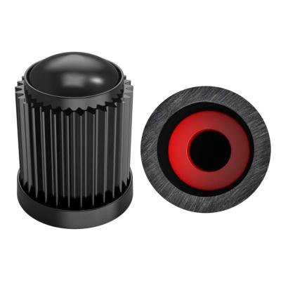 China Universal Plastic Car Valve Dust Cover Car Truck Motorcycle Bicycle Tire Valve Dust Caps With O-Ring for sale