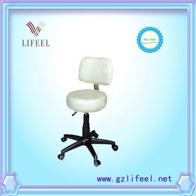 China fashionable salon furniture barber chair stool with backrest for sale