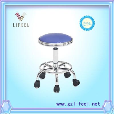 China Professional fashionable salon furniture Barber chair stool with footrest for sale