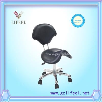 China fashionable salon furniture new style Barber chair stool with backrest for sale