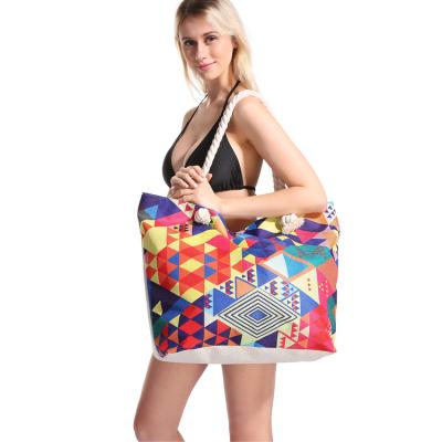 China Portable Insulated Shopping On Line Sling Foldable Bag Dropship Cloth Bag Cheapest High End Ruffle Tote Bag Beach Bag for sale