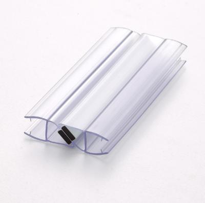 China Long Life Span Waterproof Translucent Rubber Plastic Rubber Magnetic Shower Door Seals for sale