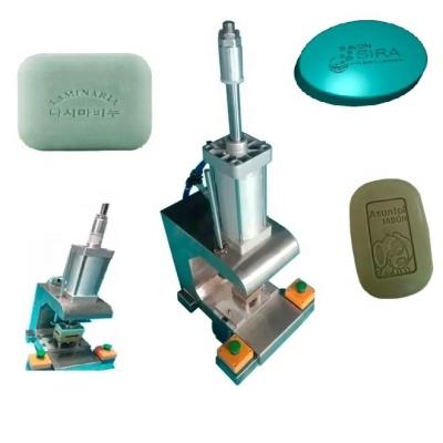 China Manual Pneumatic Hydraulic Soap Logo Stamping Bath Bar Soap Press Small Stamping Forming Machine For Automatic Logo Bar Soap Making Machine for sale