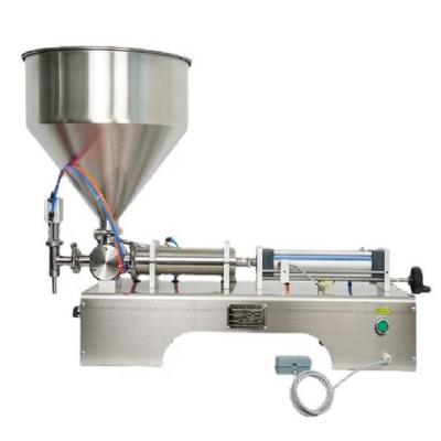 China Food Bottle Cream Oil Jam Peanut Butter Liquid Soap Liquid Soap Shampoo Honey Semi Automatic Pneumatic Filling Machine for sale