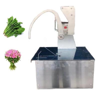 China Food Automatic Flower Vegetable Agarbatti Incense Stick With Elastic Rope Wire Tying Bundling Binding Tying Machine for sale